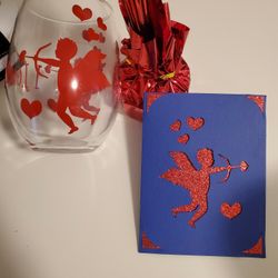 Matching Card And Cup Set