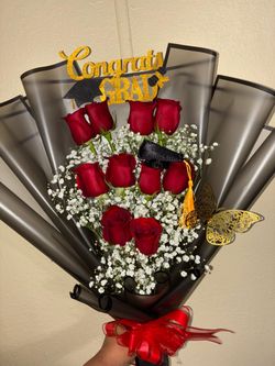 Graduation bouquet/ flowers/ Flores