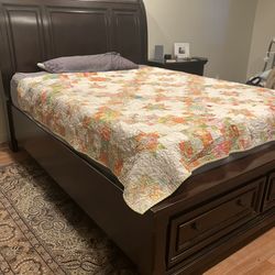Ashley Queen Bed Frame And Mattress
