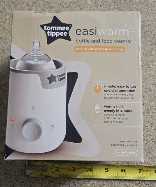 Tommee Tippee Easi-Warm Electric Bottle and Food Pouch Warmer, Automatic Timer.