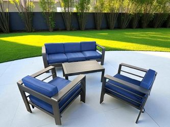 new Aluminium patio furniture set, we finance $ deliver $54 down, price $589