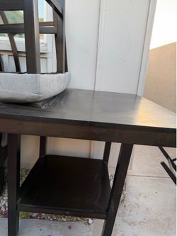 Brown table