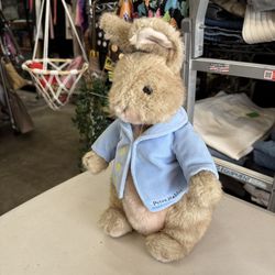 World of Beatrix Potter Peter Rabbit Plush Stuffed Animal 2002 Gund Bunny 13" Very Good Condition 