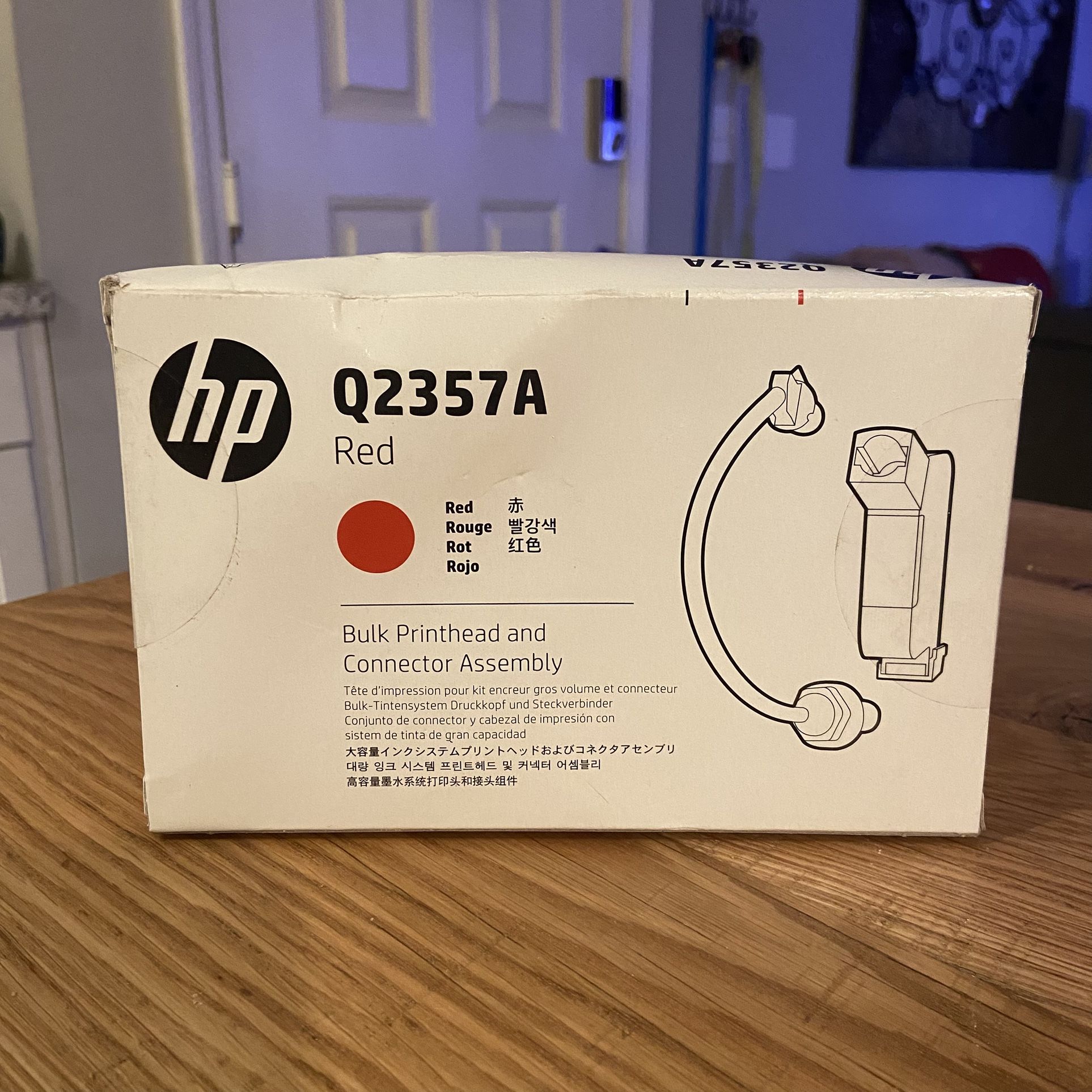 Genuine HP Bulk Printhead & Connector Assembly Q2357A (Red)