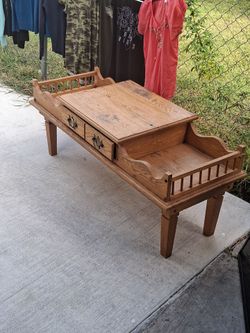 Solid Oak Coffee Table