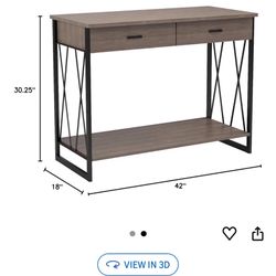 Console table with drawers