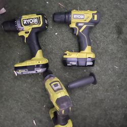 Drills And 2 Batteries Only 