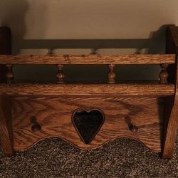 Solid Oak Shelves, Discounted 