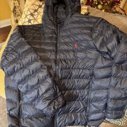 XL RALPH LAUREN POLO HOODED PUFFER JACKET Like New - Men’s Coat - Unisex