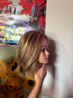 blond hair mannequin
