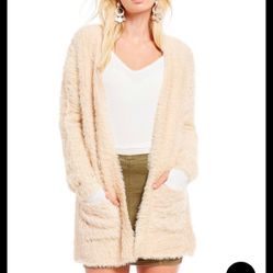 Free People Fuzzy Cardigan