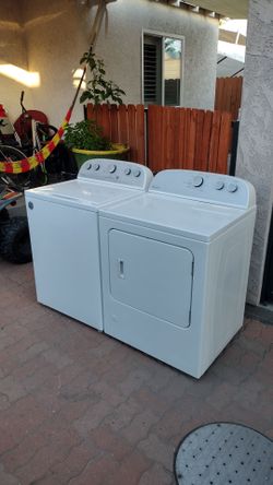 Washer and gas dryer