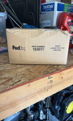 Large FedEx Poly Bags 500 Per Case (3cases)