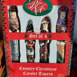 Robert Alan CHTISTMAS CAROLER TAPERS