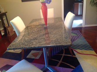 New Granite Dining Room Table