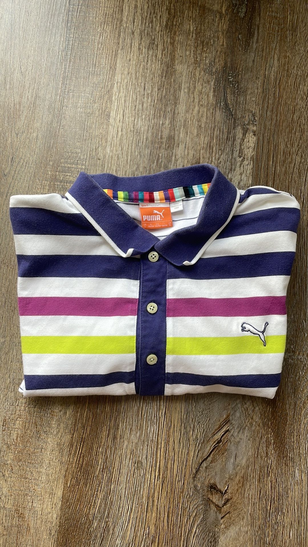 Striped Puma Polo