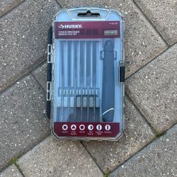 Husky 7-Piece Precision Needle File Set.
