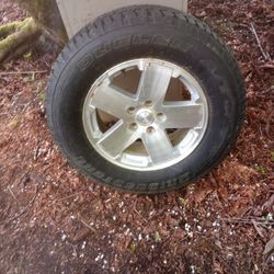 18" jeep tire and wheel