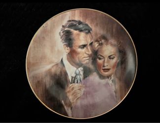 Vintage Collectable Plate Decor Fine China Cinema Classics- Indiscreet collection limited addition
