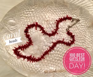 Coral beads ! the best gifts for Valentine's Day!