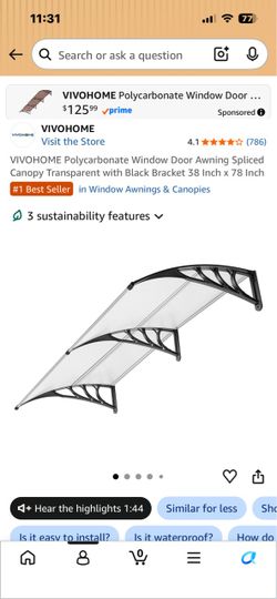Awning