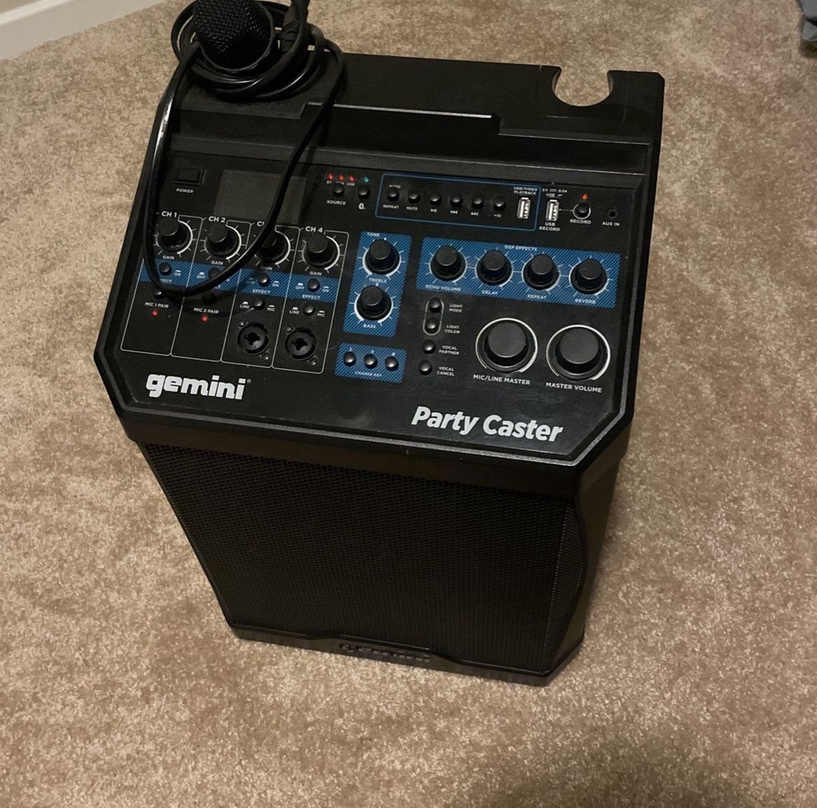 Gemini Party Crasher Karaoke Machine