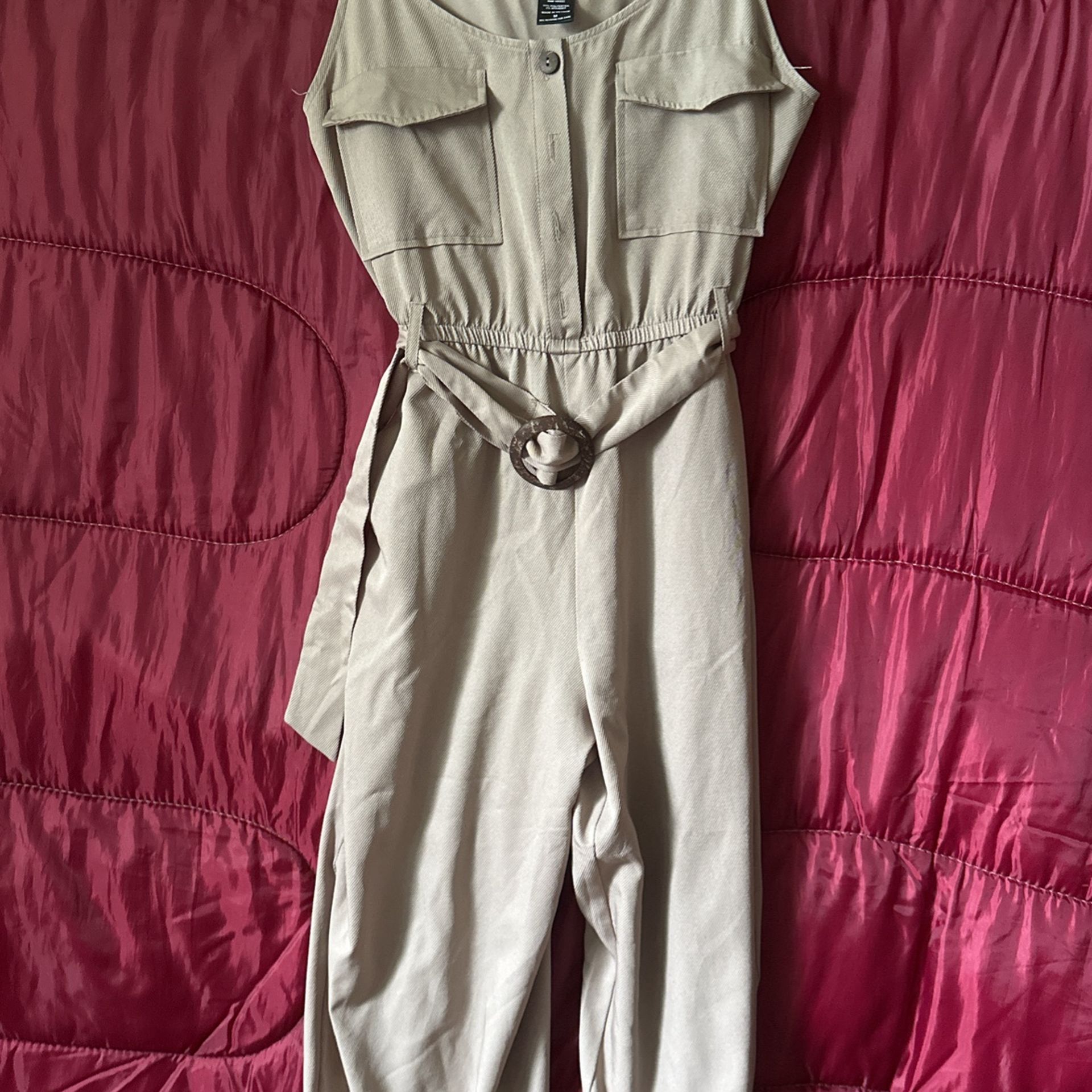 Tan JumP Suit