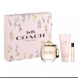 Coach New York Eau De Parfum 3oz Gift Set 