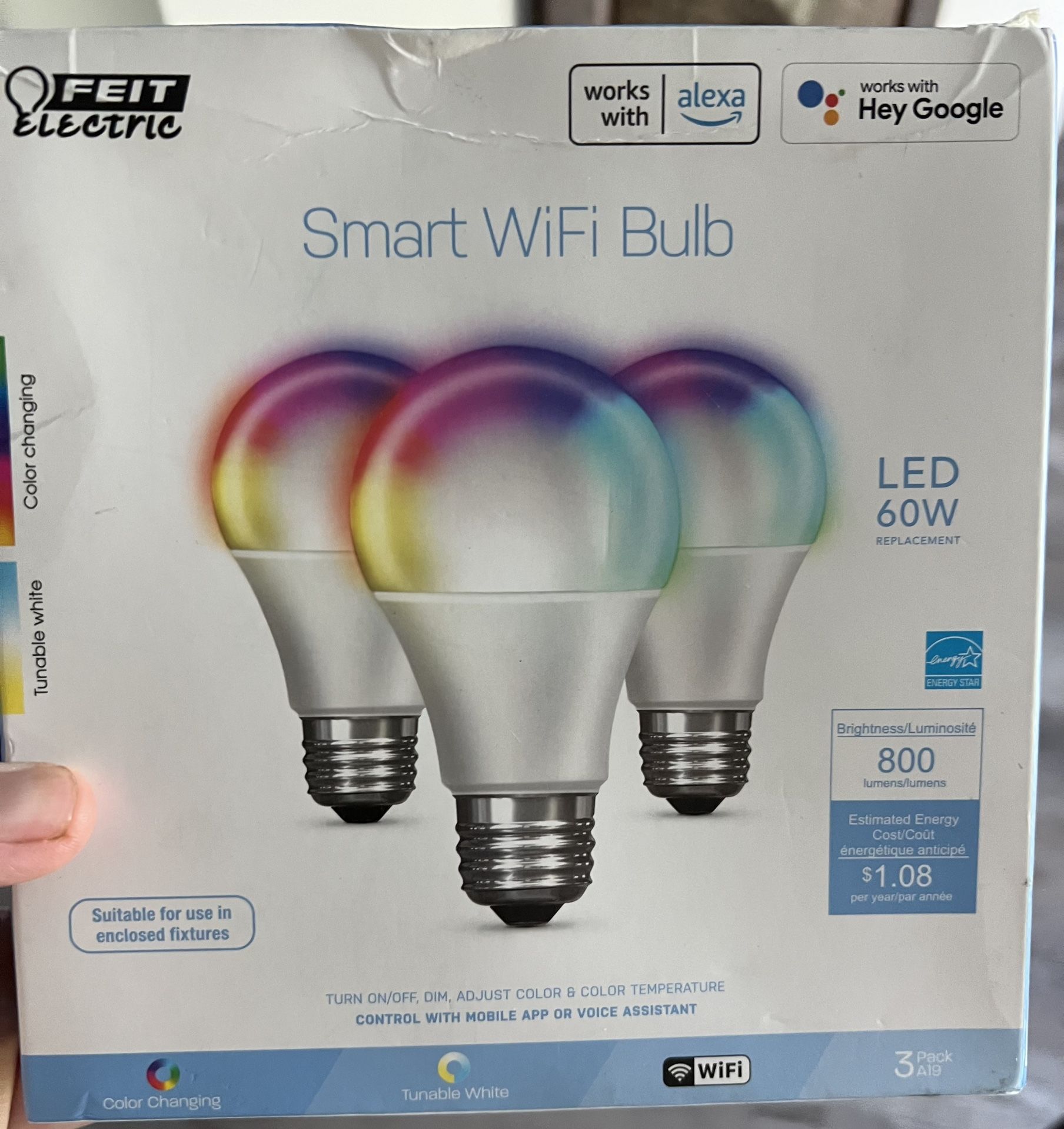 Smart Wi-Fi Color Changing Bulbs