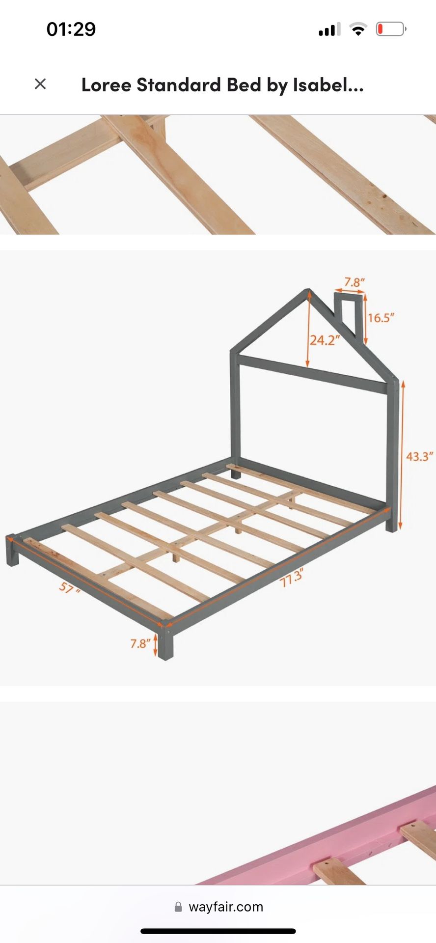 Twin Sized Bed Frame
