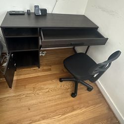 Office Desk / Chair / Charging Station / Alarm Clock