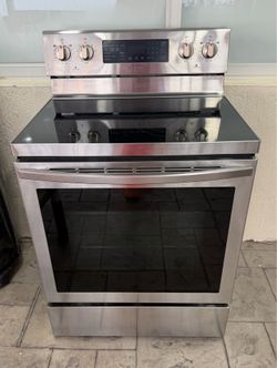 Samsung Electric Range con Air Fry – Acero Inoxidable