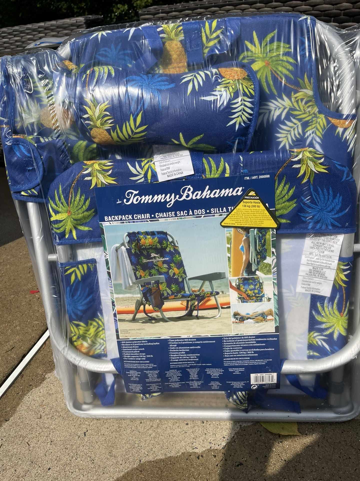 Tommy Bahama  Cooler Backpack Chair 