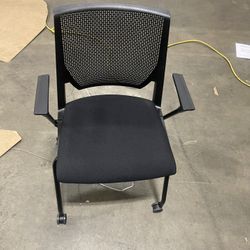 Haworth Very Side Chair W/ Casters