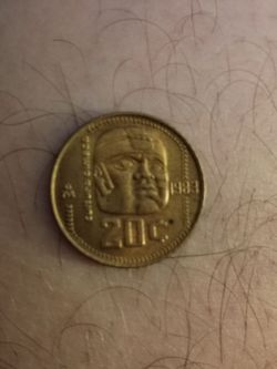 Olmeca mini  mexican coin