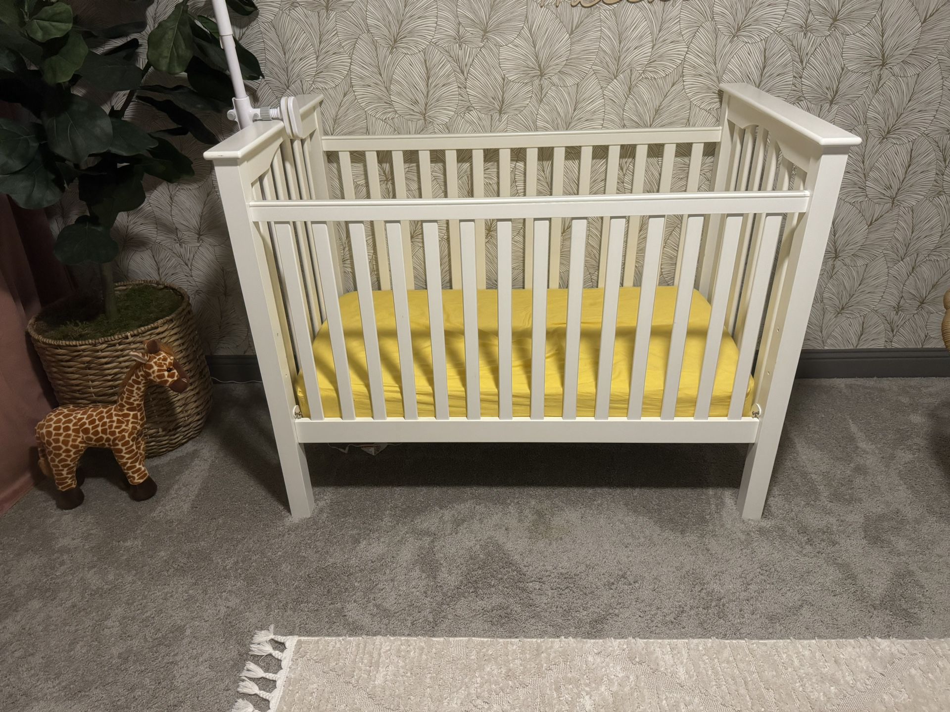 Pottery Barn White Crib With Serta Mattress - $250 Or Best Offer 