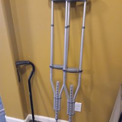 Crutches And Cane
