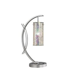 Amber Tube Glass Lamp
