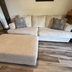 sofa with ottoman 