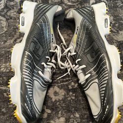 FootJoy HyperFlex Men’s Golf Shoes White Gray 51036 Size 11.5  Spiked New-