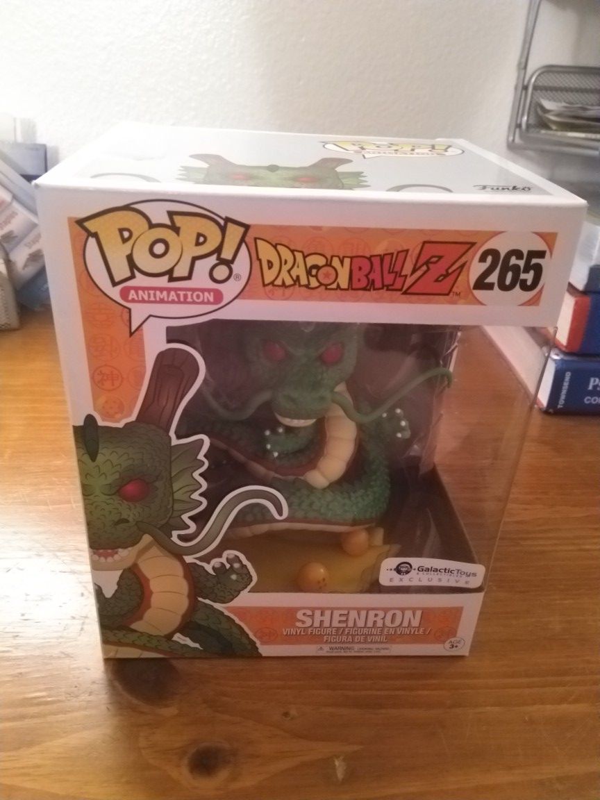 DBZ Dragon Ball Z Shenron Galactic Toys Exclusive 6 Inch Funko Pop *Damaged Box*