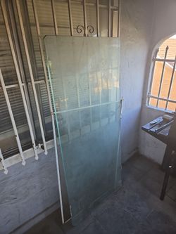 70 year old Glass table