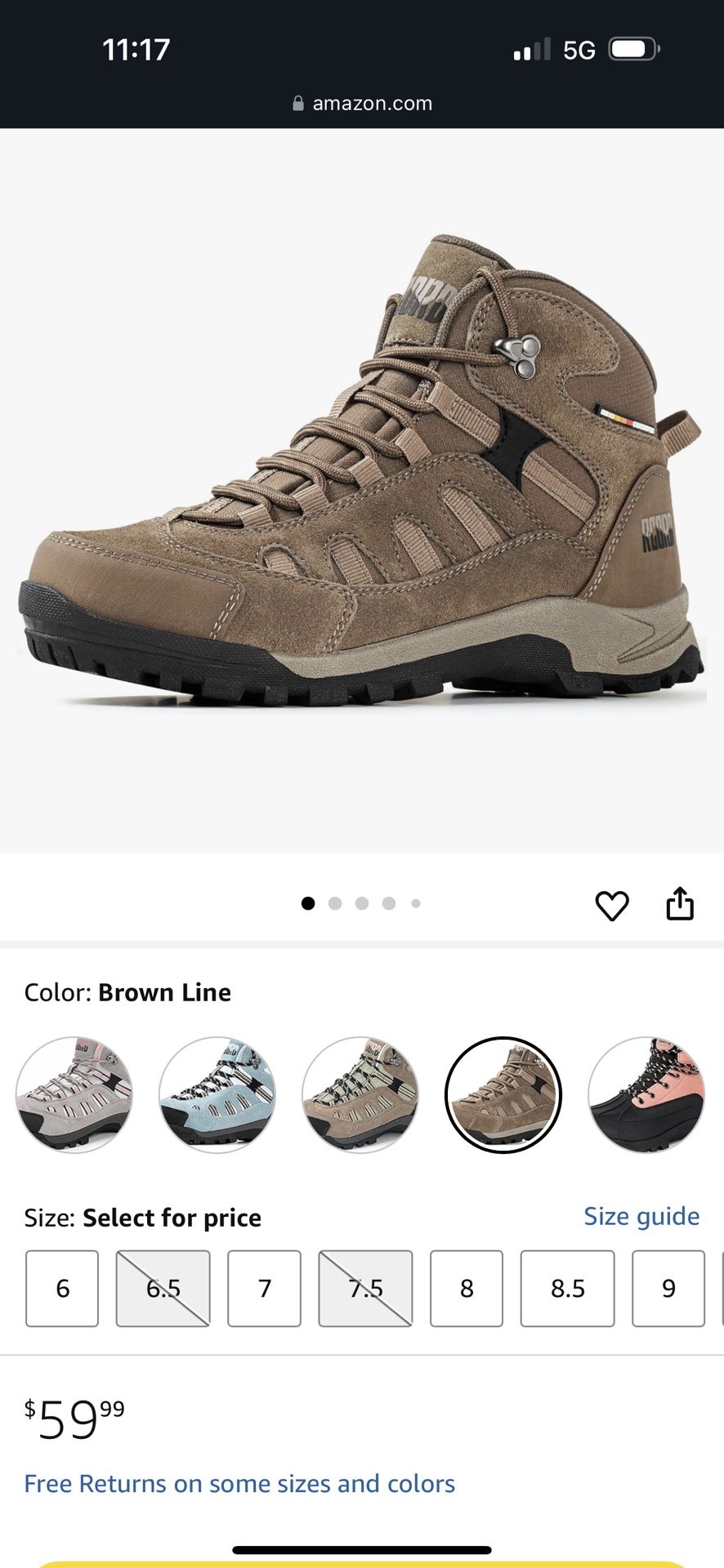 Hiking boots
