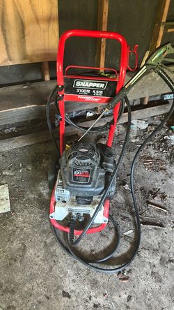 Snapper power flow pressure washer