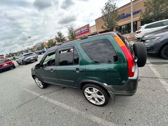 Honda CR-V SUV Green with Spare Tire