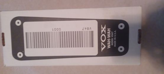 Vox wah-wah pedal