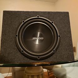 Brand New 12" Kenwood Subwoofer With Box