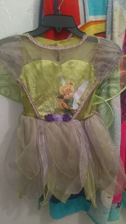 Halloween Tinker Bell girl dress