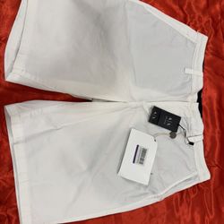 Armani Exchange Men Shorts White  32x30 NWT 