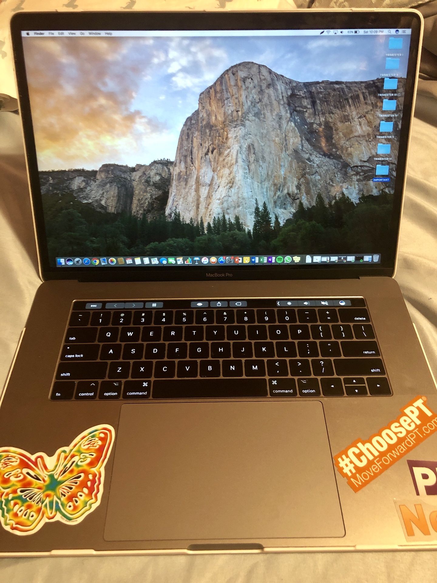 2016 MACBOOK PRO with TOUCH BAR, 15 inches